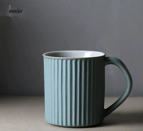 JOTO Eleven Color Japanese Rough Pottery Couple Coffee Cup from MOSE