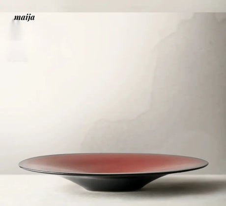 JOTO High Footed Ceramic Plate Italian Pasta Plate from JOTO