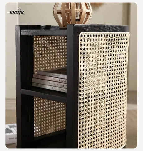 RATTAN CRAFTSMAN Scandinavian Sofa Bedside Table from RATTAN CRAFTSMAN