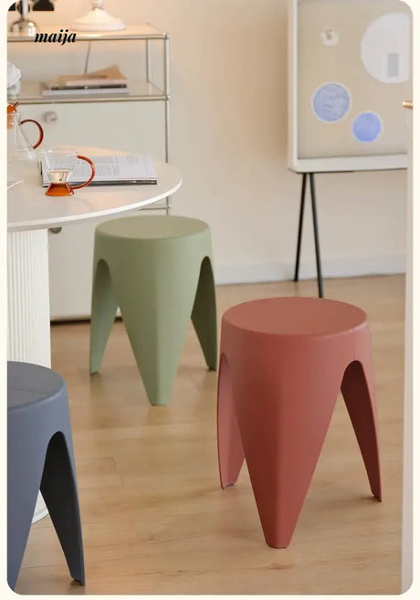 PUMPKIN BOX Stackable Nordic Minimalist Shoe Stool from PUMPKIN BOX