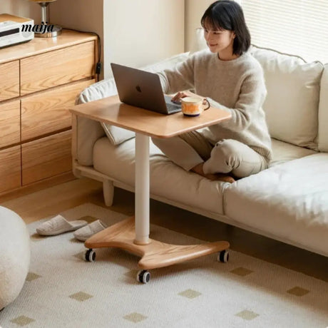 GENJI Lucian Solid Wood Lifting Work Desk from GENJI