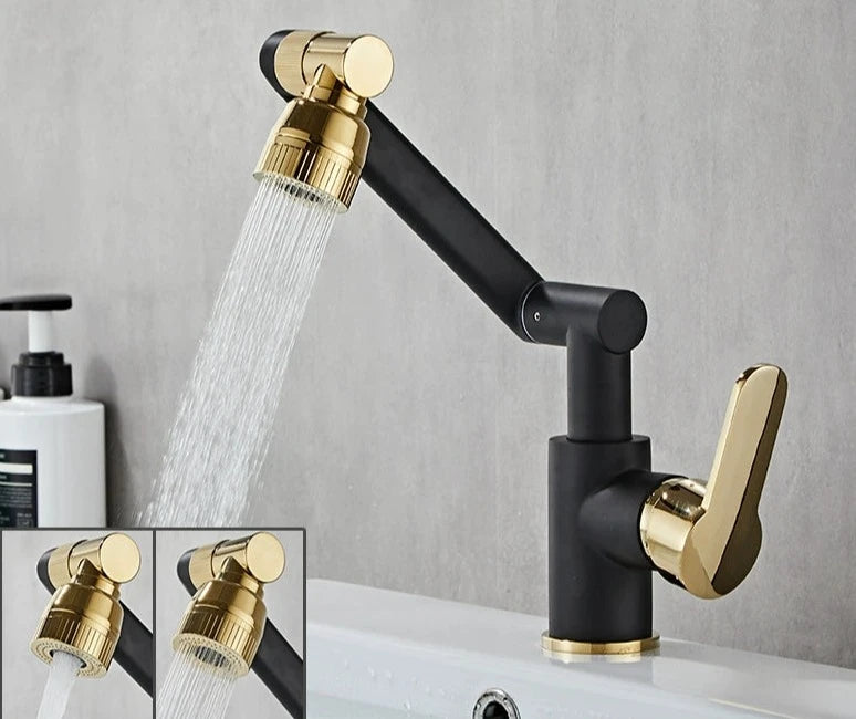 Universal Rotating Copper Washbasin Faucet from Kaiyashi