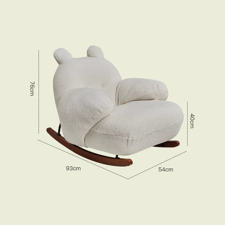 LAZYSPACE Luna Cream Baby Rocker from LAZYSPACE
