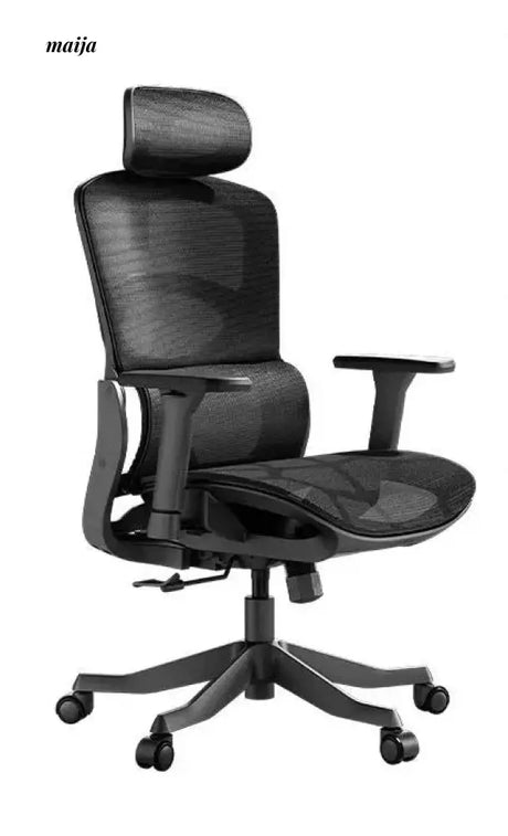 Black and White Ergonomic Office Chair from Hbada