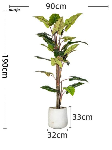 Artificial Rainbow Taro Plant from maija