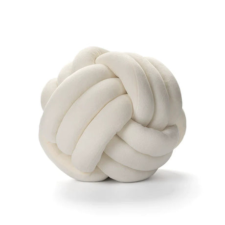 MISTYWOOD White Spherical Plush Sofa Pillow from MISTYWOOD