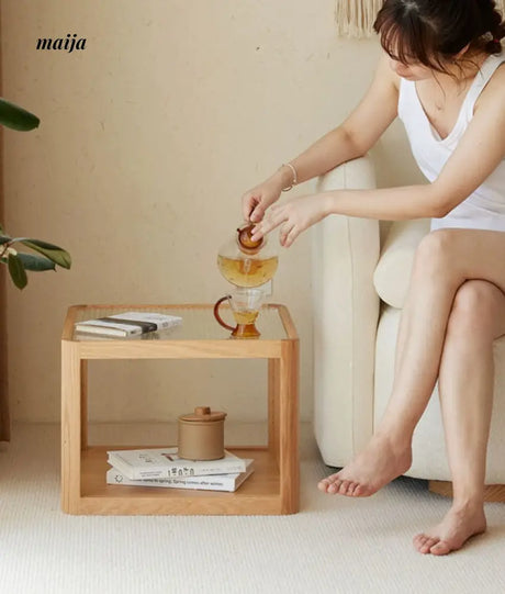 Aurora Oak Nested Coffee Table from maija