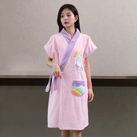 NUANYOU Wearable Bath Towel with Bathrobe from Nuanyou