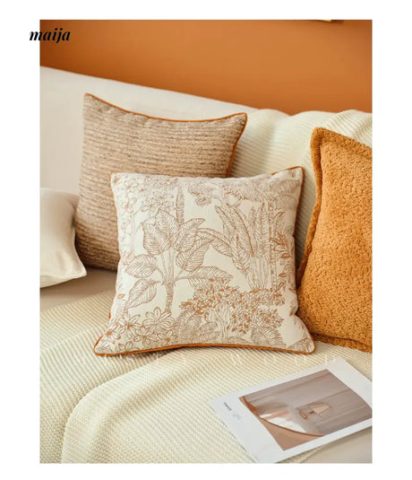 MISTYWOOD French Light Luxury Orange Pillow from MISTYWOOD