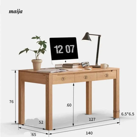 GENJI Mollie Solid Wood Desk from GENJI