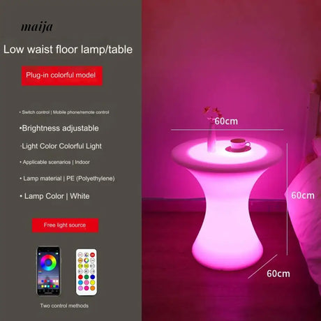 YUNLU Cylinder Side Table Lamp from MODENG