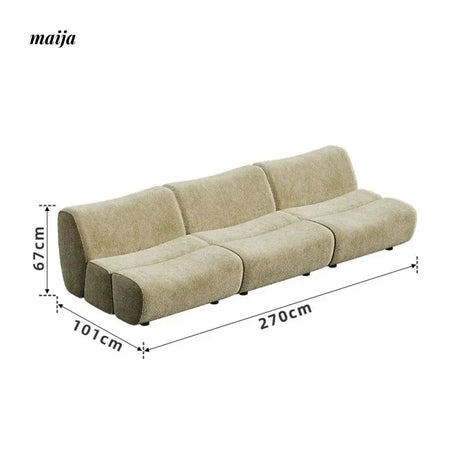 SMALL HIBISCUS Bamboo Modular Sofa from SMALL HIBISCUS