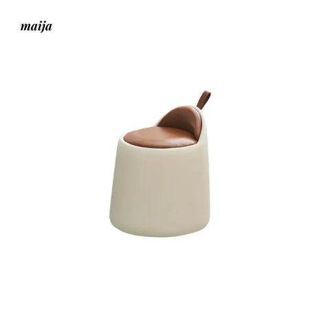LOWERLEFT Leather Dressing Table Stool from HOBBYTREE