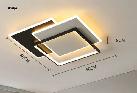 GVG Looping Rectangles Ceiling Lamp from GVG