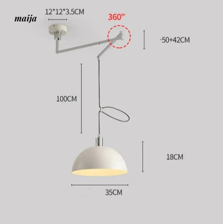 GVG Half Moon Minimalistic Ceiling Lamp from GVG