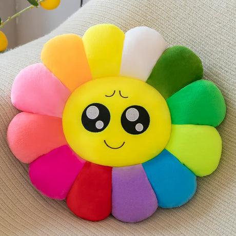 WANBAOLE Sunny Sunflower Plush Sofa Cushion from WANBAOLE