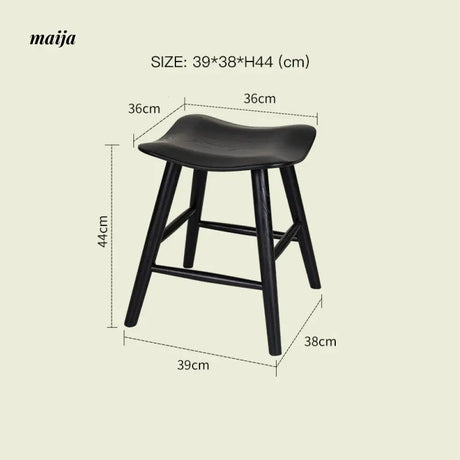 LAZYSPACE Oliver Cherry Wood Stool from LAZYSPACE