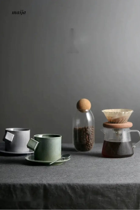 JOTO Eight Year Ceramic Coffee Filter V60 Thickened Pot from JOTO