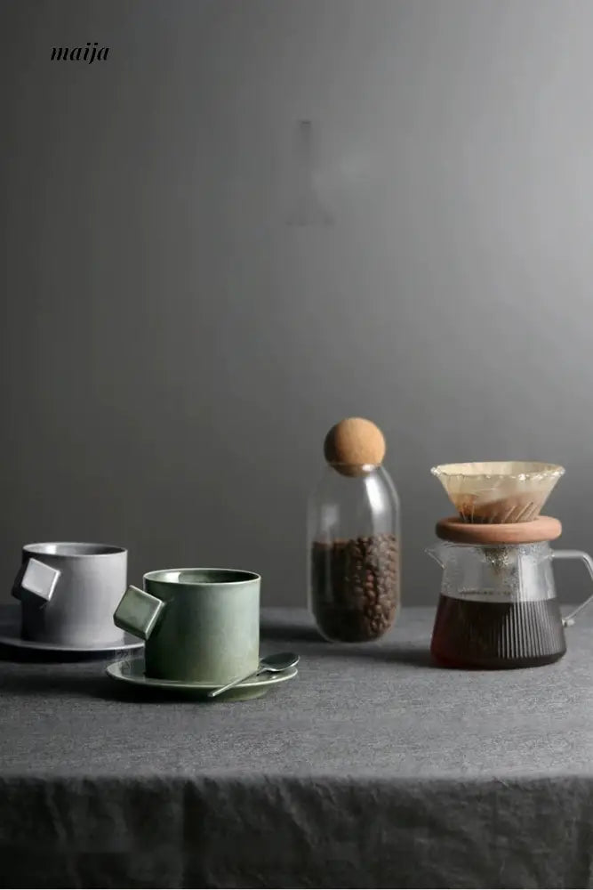 JOTO Eight Year Ceramic Coffee Filter V60 Thickened Pot from JOTO