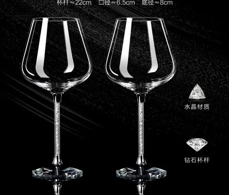 Diamond Stem Red Wine Glass from KEYHUAN