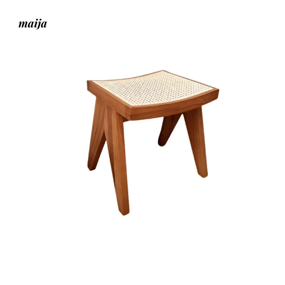 19 DREAM SPACE Japanese Entryway Shoe Stool from 19 DREAM SPACE