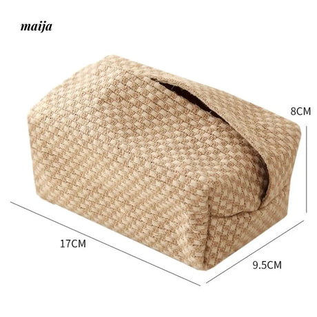 MUYE Woven Fiber Tissue Box from MUYE