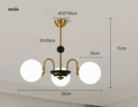 GVG Scandinavian Modern Minimalistic Ceiling Lamp from GVG