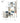 BETTYLEI Preppy Blue Children's Study Desk from BETTYLEI