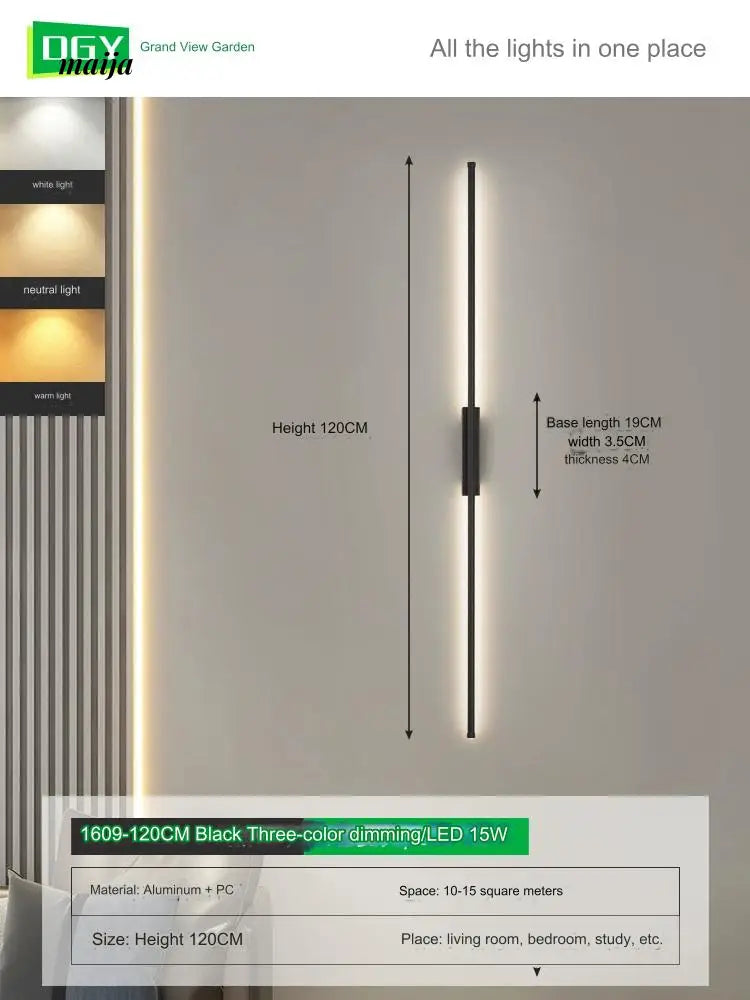 GVG Burke Long Line LED Wall Lamp from GVG