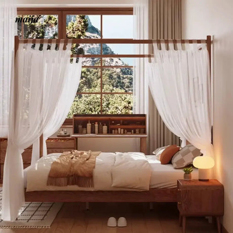 Kira Solid Wood Bed with Canopy from AI