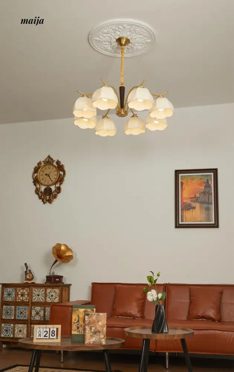NANCY American Retro Chandelier Nanyang Wabi-Sabi Style from NANCY