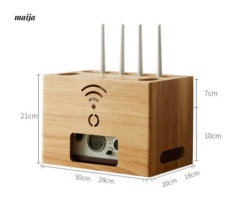 KIMACHI Wooden Cable Management Box from KIMACHI
