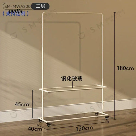 SM Scarlett Cream Style Movable Display Rack from SM