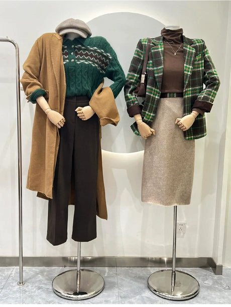 SM Rose Mannequin Stand with Pleated Skirt from SM