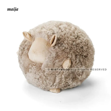 MISTYWOOD Cute Sheep Woolen Pillow for Sleep from MISTYWOOD