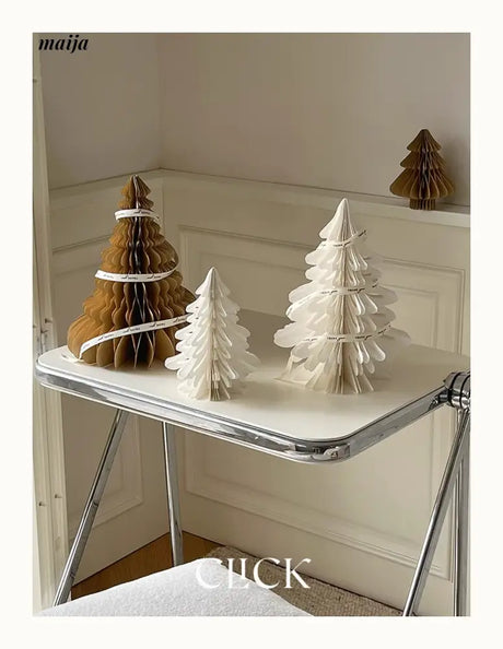 CLICK 3D Christmas Tree Origami Table Decor Stand Prop from CLICK