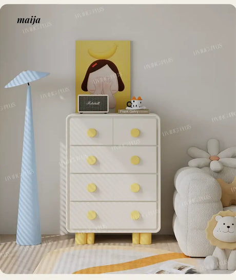 LIVINGPLUS Light Luxury Drawer Side Cabinet from LIVINGPLUS
