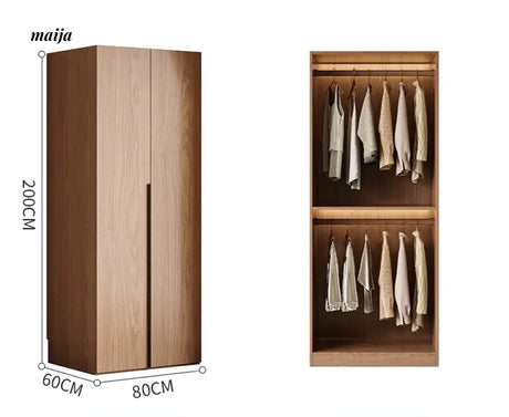 MEIHOUSE French Glass Door Romantic Bedroom Wardrobe Cabinet from MEIHOUSE
