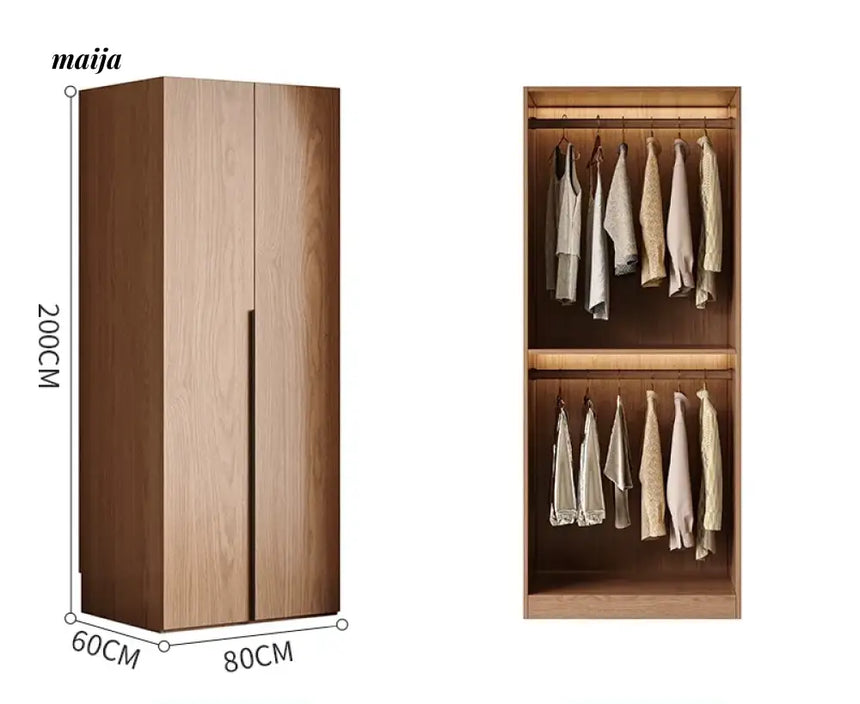 MEIHOUSE French Glass Door Romantic Bedroom Wardrobe Cabinet from MEIHOUSE