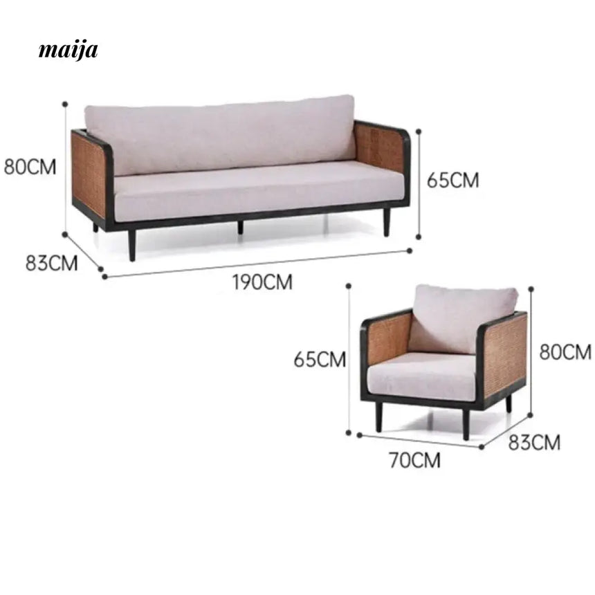 SLIGHTLYCOOL Sasha Rattan Sofa from SLIGHTLYCOOL