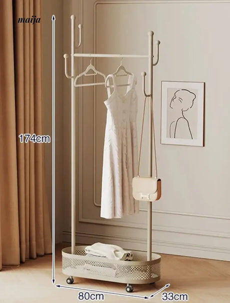 Marshall Load-Bearing Coat Hanger with Basket from AI