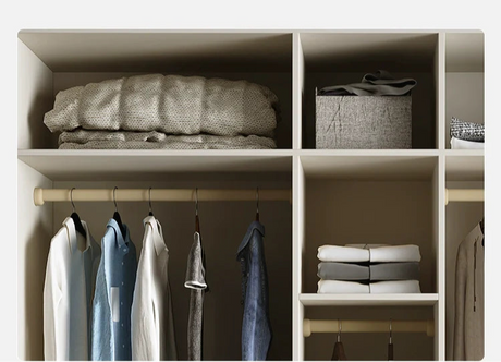 AIWO Vianne Net-Red Cream Double Door Storage Wardrobe from AIWO