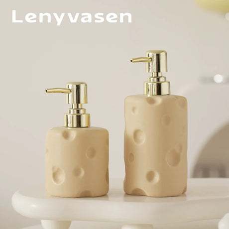 LENYVASEN Soren Shampoo Ceramic Container from LENYVASEN