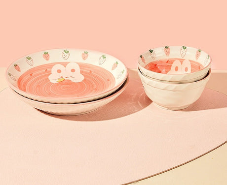MOSE Cute Strawberry Tableware Set from MOSE