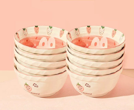 MOSE Cute Strawberry Tableware Set from MOSE