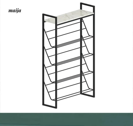 YUJIA Nordic Iron Shoe Rack Multi-Layer Storage from YUJIA