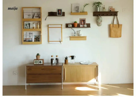 OGI NO RYOHIN Bedroom Wall Hook and Hanging Shelf from HOBBYTREE