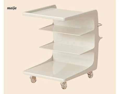 LOWERLEFT Wooden Glass Swivel Cart from Lower Left