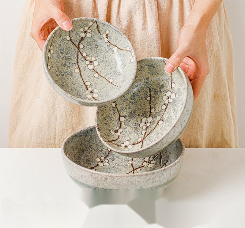 OKADA YAKI Five-Color Noodle Bowl Set from OKADA YAKI