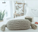MAN YUE HOME INS Wool Knitted Pillow with Decorative Appeal from MAN YUE HOME